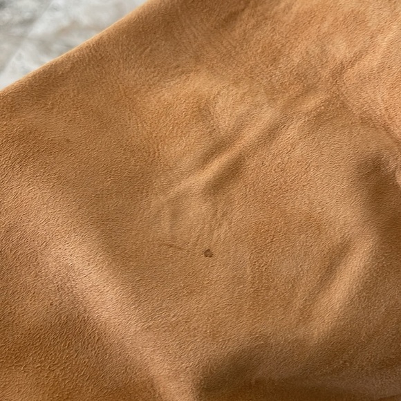 Vtg Windbreaker Van Heusen Heavy Soft Leather Jacket Vest Camel tan 48 J Keisman - Picture 6 of 16